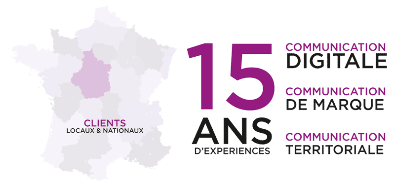 15 ans d'experience et de projets de communication