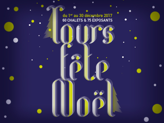 Affiche Tours Fête Noël